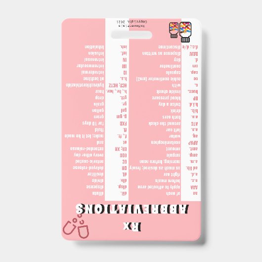 薬局技術者 – Rx略語(S2)バッジ バッジ (正面)