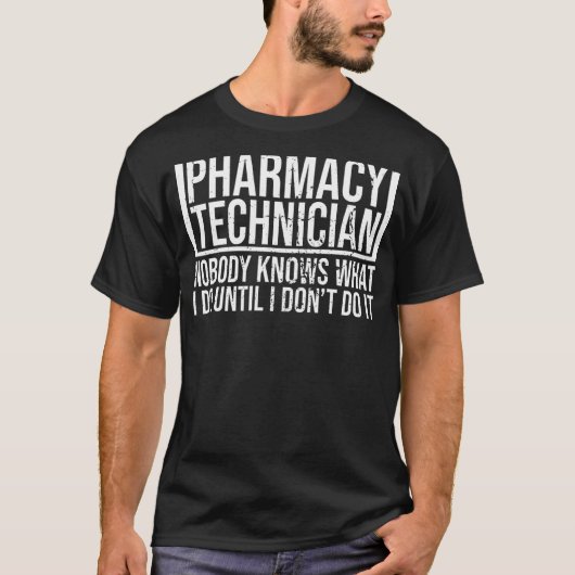 薬局技術者Cpを知らない Tシャツ (正面)