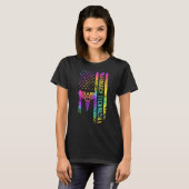 薬局技術者USフラッグ薬局Tech Pharm Te Tシャツ (正面フル)