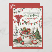 薬局技術&ナースクリスマスカードジョイ シーズンカード (正面/裏面)