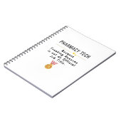 薬局技術Tシャツ ノートブック (左側)