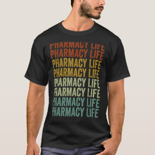 薬局生命薬剤師薬局学生ハート Tシャツ