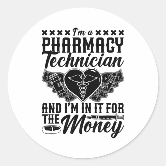 薬局薬学技術私は薬局技師だ ラウンドシール (正面)