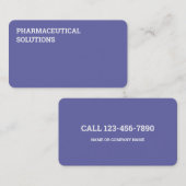 薬局薬局の薬物療法 名刺 (正面/裏面)