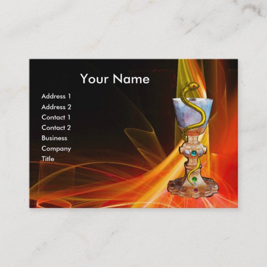 薬局薬局オレンジイエロー 名刺 (正面)