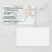 薬局薬局ビジネスカードデザイン 名刺 (正面/裏面)