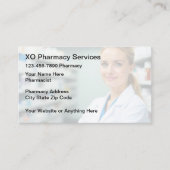 薬局薬局ビジネスカードデザイン 名刺 (正面)