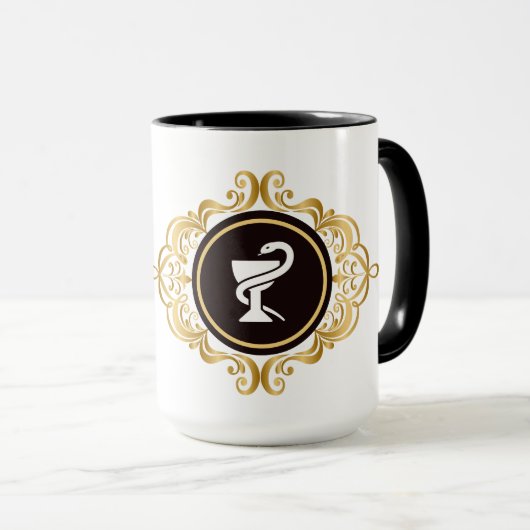 薬局衛生Medical Symbol Mug マグカップ (正面右)
