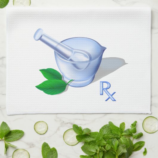 薬局記号 キッチンタオル (折り畳み)