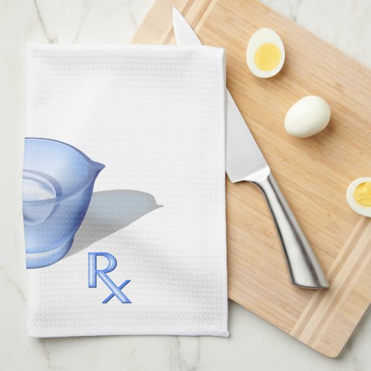 薬局記号 キッチンタオル (四つ折り)