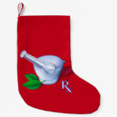 薬局記号 スモールクリスマスストッキング (正面)