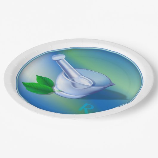 薬局記号 ペーパープレート (アングル)