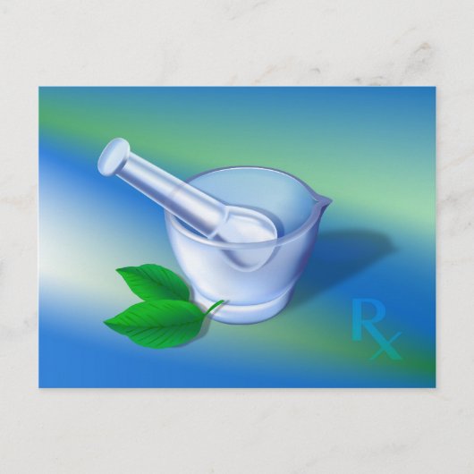 薬局記号 ポストカード (正面)