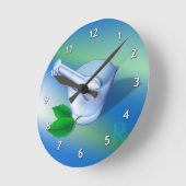 薬局記号 ラウンド壁時計 (傾斜)