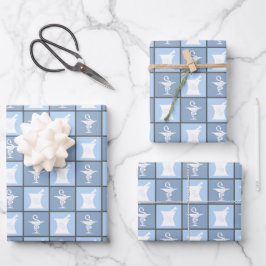 薬局記号 |薬剤師薬学の技術パターン ラッピングペーパーシート