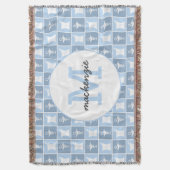 薬局記号 |薬剤師 |薬局のカスタム スローブランケット (正面縦)