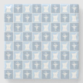 薬局記号 |薬剤師 |薬局の技術 ストーンコースター (正面)