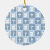 薬局記号 |薬剤師 |薬局の技術 セラミックオーナメント (正面)