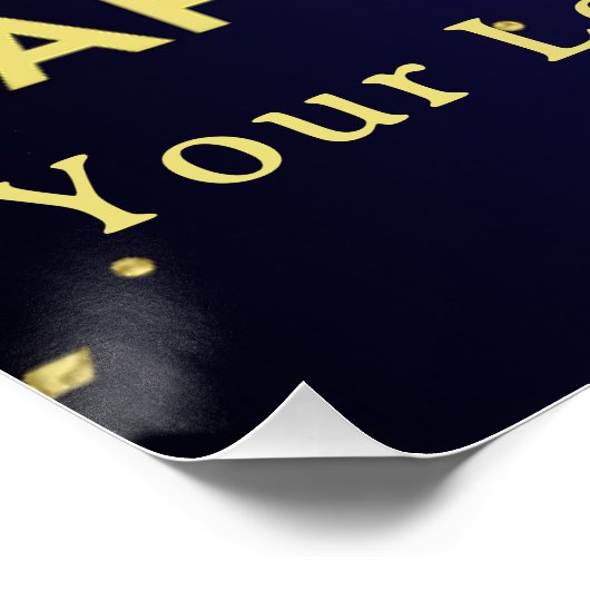 薬局鑑賞用ポスタフェイクー金ゴールド紙吹雪 ポスター (コーナー)