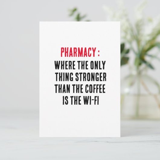 薬局:ここで唯一の強い サンキューカード (スタンド正面)