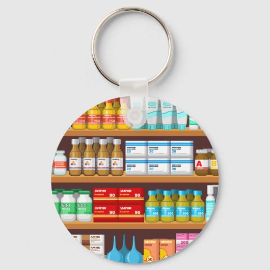 薬局 キーホルダー (裏面)