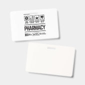 薬局 バッジ (表裏)