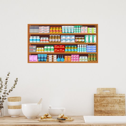 薬局 ポスター (キッチン)