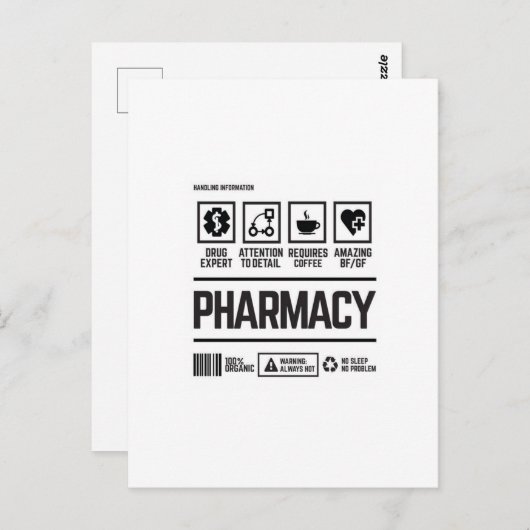 薬局 ポストカード (正面/裏面)