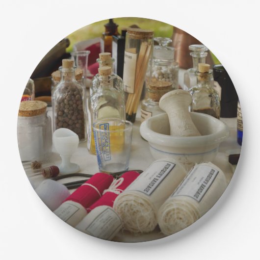 薬局 – 内戦フィールドキット ペーパープレート (正面)