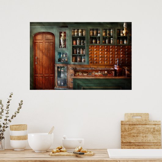 薬局 – 医学 – 薬効 ポスター (キッチン)