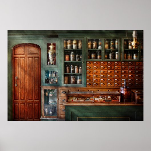 薬局 – 医学 – 薬効 ポスター (正面)