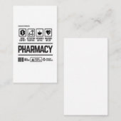 薬局 名刺 (正面/裏面)
