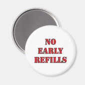 薬局 – 早期補充なし マグネット (正面/裏面)