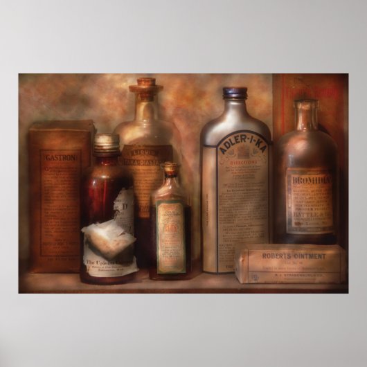 薬局 – 消化不良 ポスター (正面)