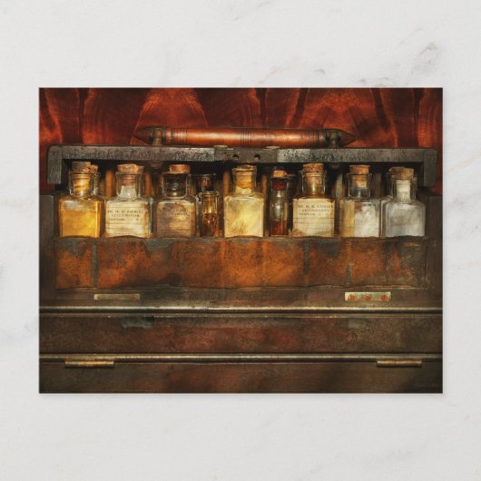 薬局 – 獣医 – 旅行ペット医学 ポストカード (正面)