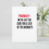 薬局：私たちは得のケースのための治療を持っている サンキューカード (スタンド正面)