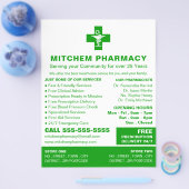 薬局、薬剤師 チラシ (シングル)