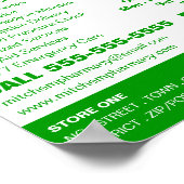 薬局、薬剤師 ポスター (角)