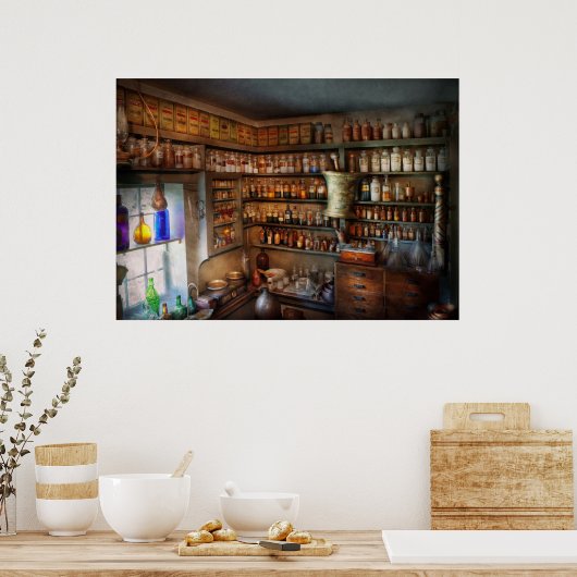薬局 – 薬効 ポスター (キッチン)