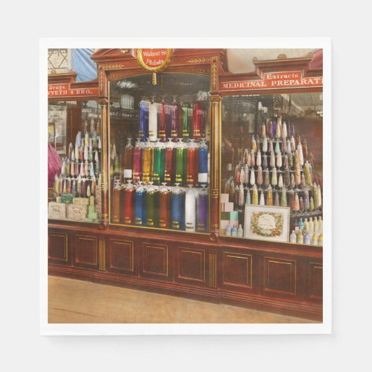 薬局 – 薬学エレガンス1876 スタンダードランチョンナプキン (正面)