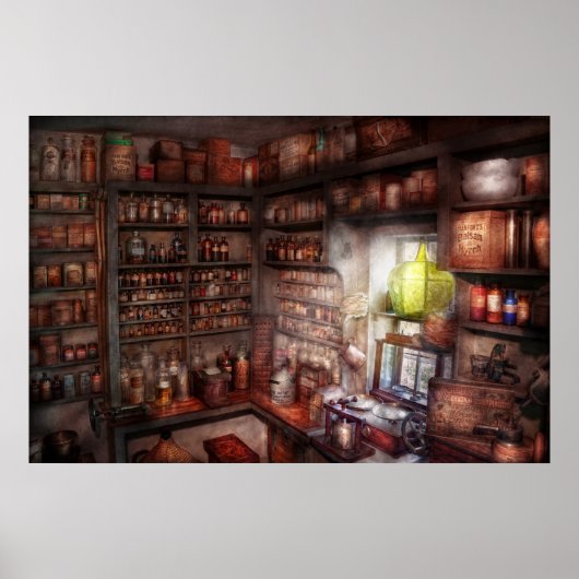 薬局 – 設備 – メルリンの勉強 ポスター (正面)