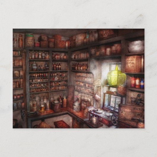 薬局 – 設備 – メルリンの勉強 ポストカード (正面)