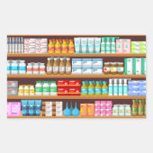 薬局 長方形シール (正面)