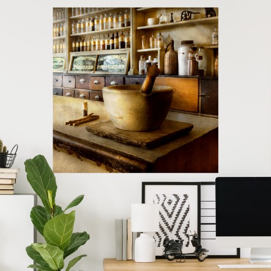 薬局 – 頭痛の源 ポスター (ホームオフィス)