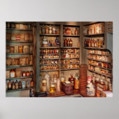 薬局 – 2番目の棚にそのボトルを取って下さい ポスター (正面)