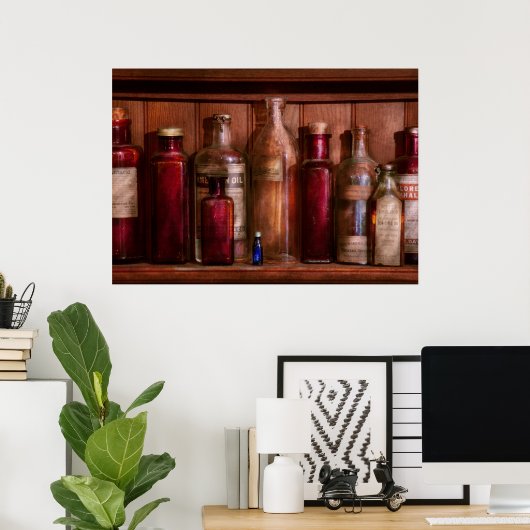 薬局 – AntacidsからAntisepticsへ ポスター (ホームオフィス)