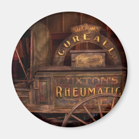 薬局 – The Rheumatic Cure wagon マグネット (正面)