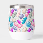 薬局CPhtワインタンブラーピンクグレーパープルピル (背面)