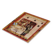 薬局HYGEIAモノグラム薬ボウル タイル (側面)