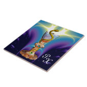 薬局HYGEIAモノグラム薬ボウル タイル (側面)